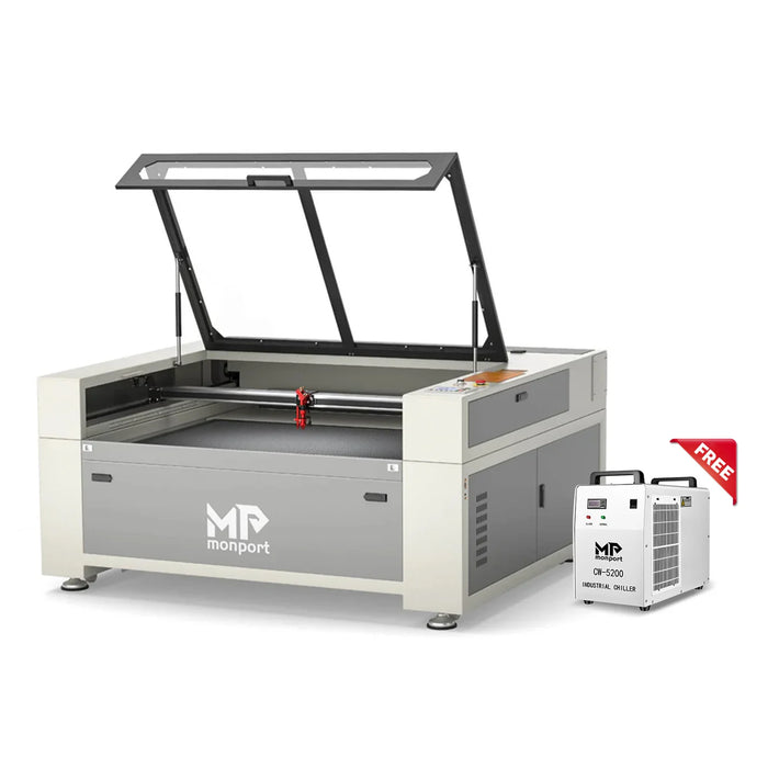 Special Offer | Monport 130W CO2 Laser Engraver & Cutter (55" x 35") with FDA Approved