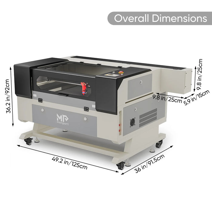 Monport 90W CO2 Laser Engraver & Cutter