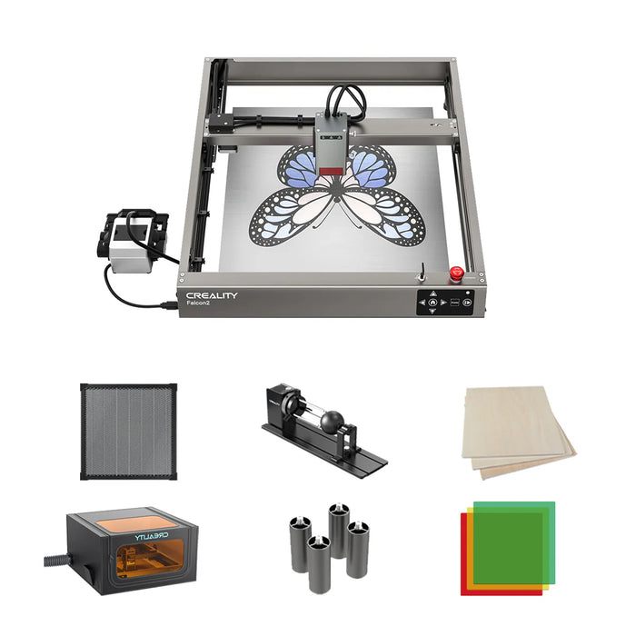 Falcon2 22W Laser Engraver and Cutter Bundle All-in-one Kits