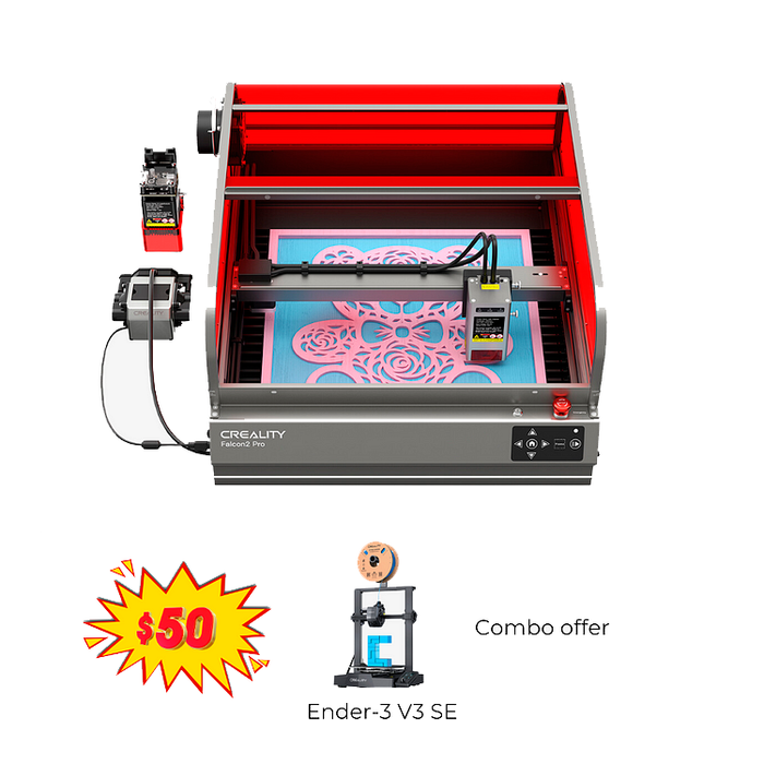 Falcon2 Pro Enclosed Laser Engraver & Cutter