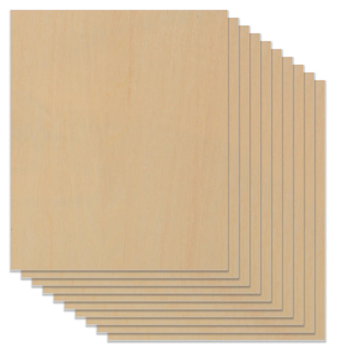 10pcs A3 Plywood Sheets 3mm Thickness (+/- 0.2mm) Basswood Plywood 29.7*42*0.3cm for Engraving