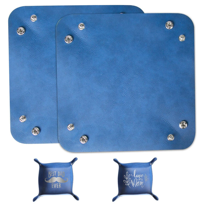 2 Pcs Leather Tray Table Top