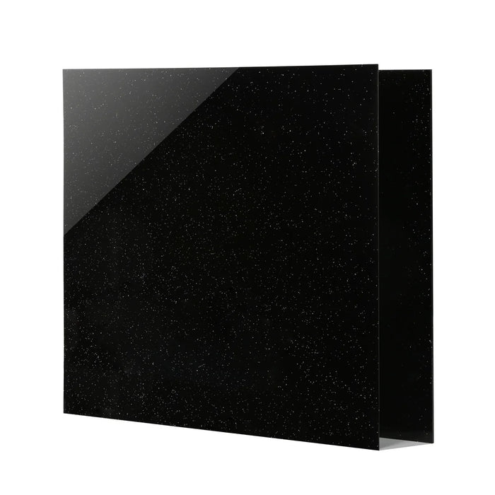 2pcs Glitter Acrylic Sheet 12"x12” 1/8” Thick 3mm Plexiglass Board for Sign Laser Cutting