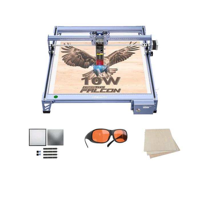 10W Falcon Laser Engraver and Cutter Bundle Basic Kits