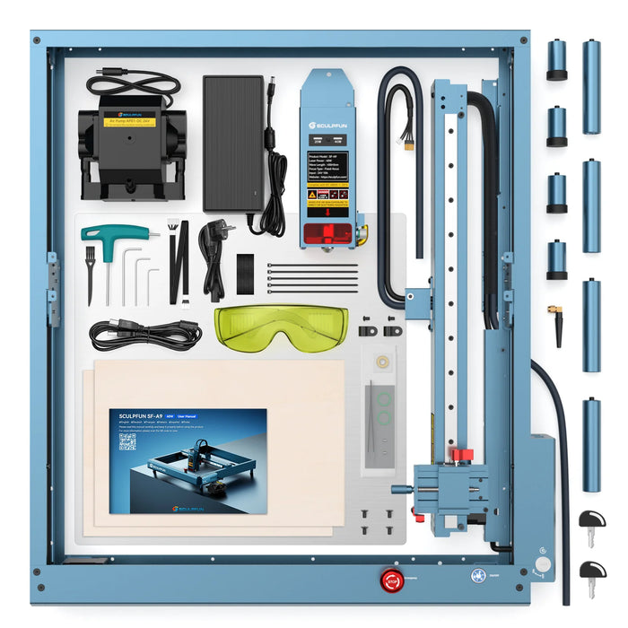 SCULPFUN SF-A9 40W Laser Engraver And Cutting Machine